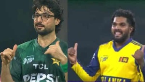 Abrar Ahmed Trolls Wanindu Hasaranga with Mimicked Celebration After Key Wicket in Asia Cup Clash: Watch!