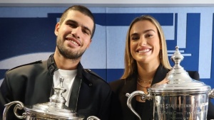 Aryna Sabalenka's US Open Victory Lap Takes a Hilarious Turn with Carlos Alcaraz-Jannik Sinner Mix-Up on Live TV
