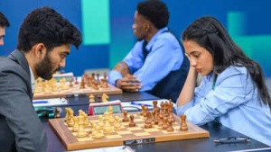 FIDE Grand Swiss Round 8: Nihal Sarin Joins Lead, Gukesh and Deshmukh Battle to Lengthy Draw; Vaishali Loses Women's Lead