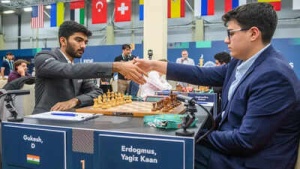 FIDE Grand Swiss: Chess Prodigy, 14, Holds World Champion Gukesh to Draw; Vaishali Co-Leads Women's Event