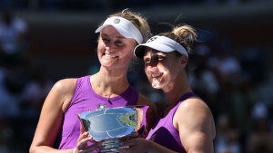 US Open Shocker: Dabrowski and Routliffe Triumph Over Siniakova, Townsend in Women's Doubles Final