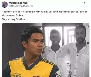 Asia Cup: Sri Lanka's Wellalage Learns of Father's Death After Victory Over Afghanistan