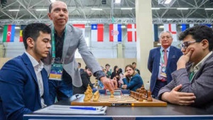 FIDE Grand Swiss 2025: 14-Year-Old Erdogmus Follows 190-Move Epic with Quick Draw Against Coach