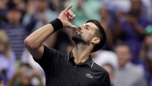 On daughter's birthday, Novak Djokovic turns US Open quarters win into a dance of love