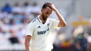 India A Pacer Prasidh Krishna Forced Off Field After Blow to Helmet; Test Squad Selection Looms