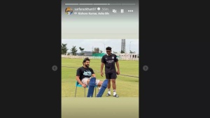 Rohit Sharma and Sarfaraz Khan Training Photo Fuels India Call-Up Speculation