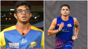 Arjun Tendulkar Bowls Out Samit Dravid in Clash of Cricket Royalty's Sons