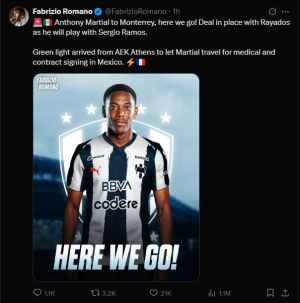 Anthony Martial Eyes Liga MX Revival: Ex-Man Utd Star Poised to Join Sergio Ramos at Monterrey