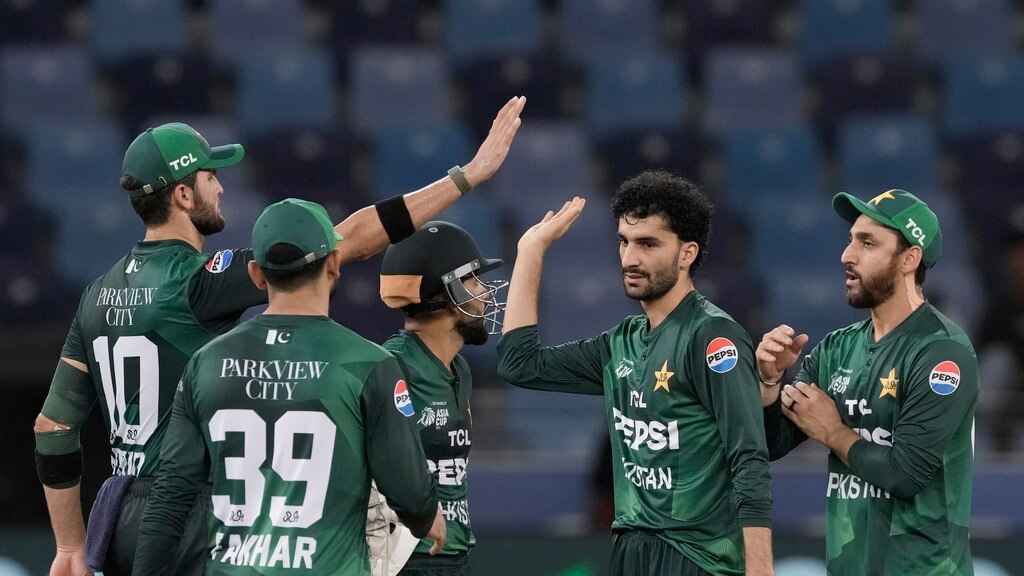 Pakistan came up with a clinical show against Oman in Dubai (AP Photo) Sufiyan Muqeem