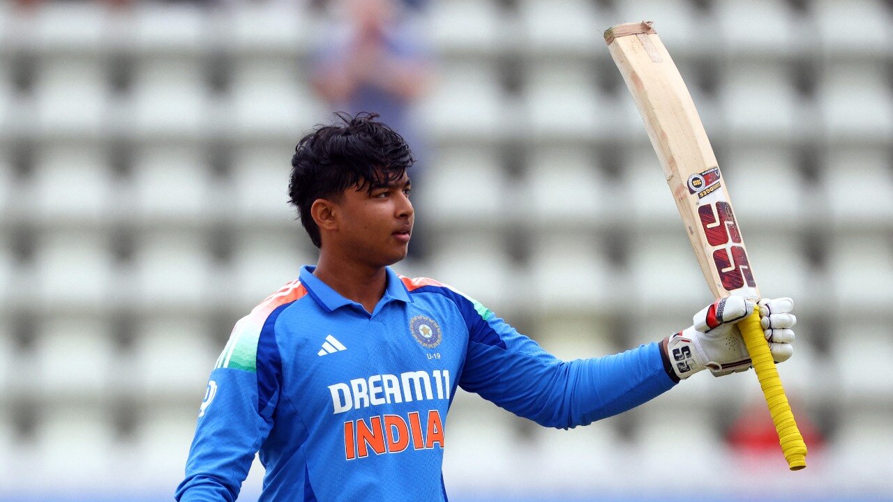 Vaibhav Suryavanshi scored 70 (68) in 2nd Youth ODI against Australia U-19. (Reuters Photo) Vaibhav Suryavanshi